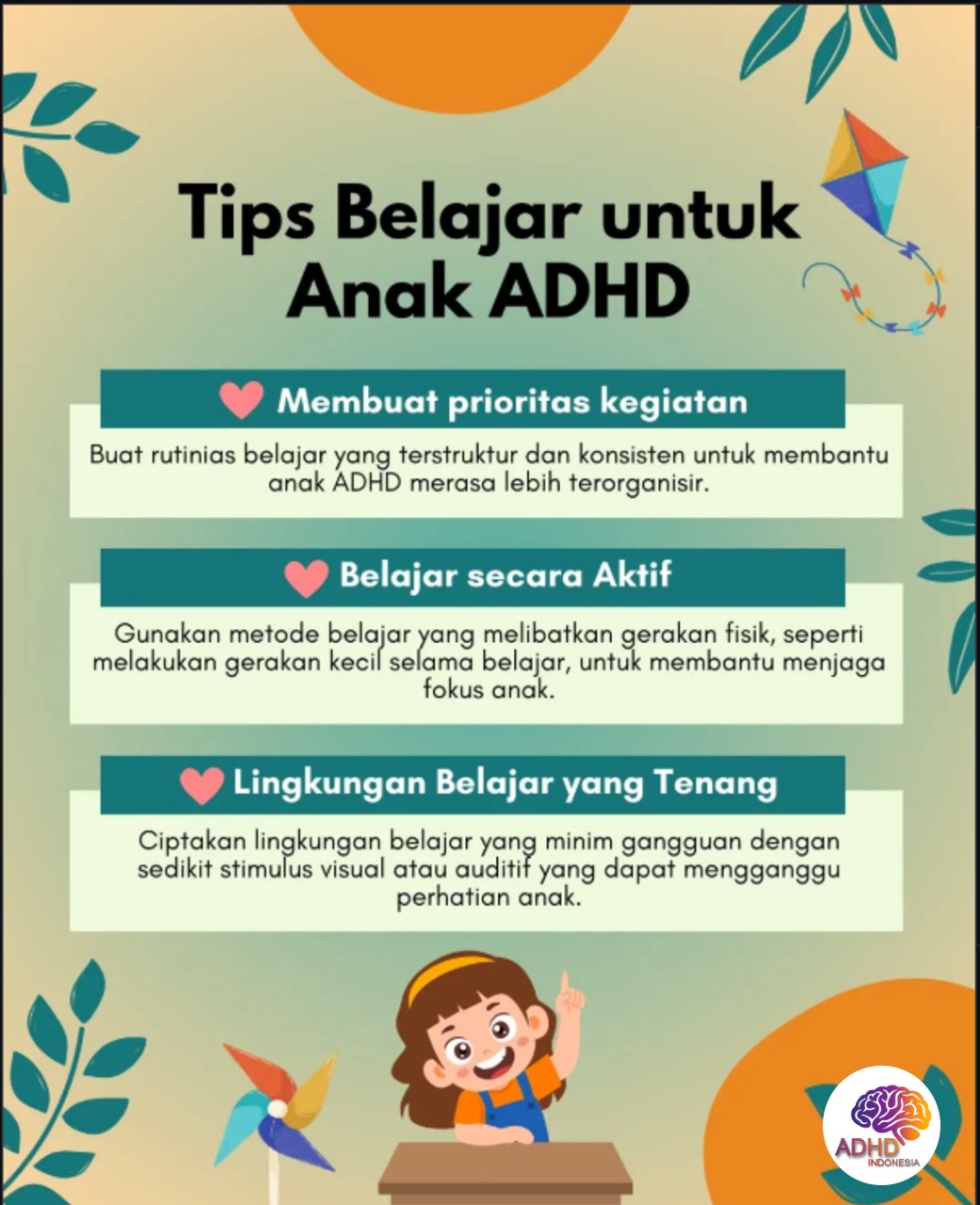 Strategi Belajar yang Cocok untuk Anak ADHD di Kabupaten Belu
